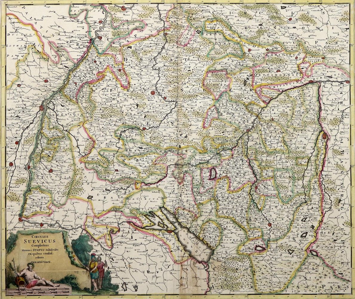 Große Abbildung Nr.6: 140-3600 Schwaben.: (Deutschland)
