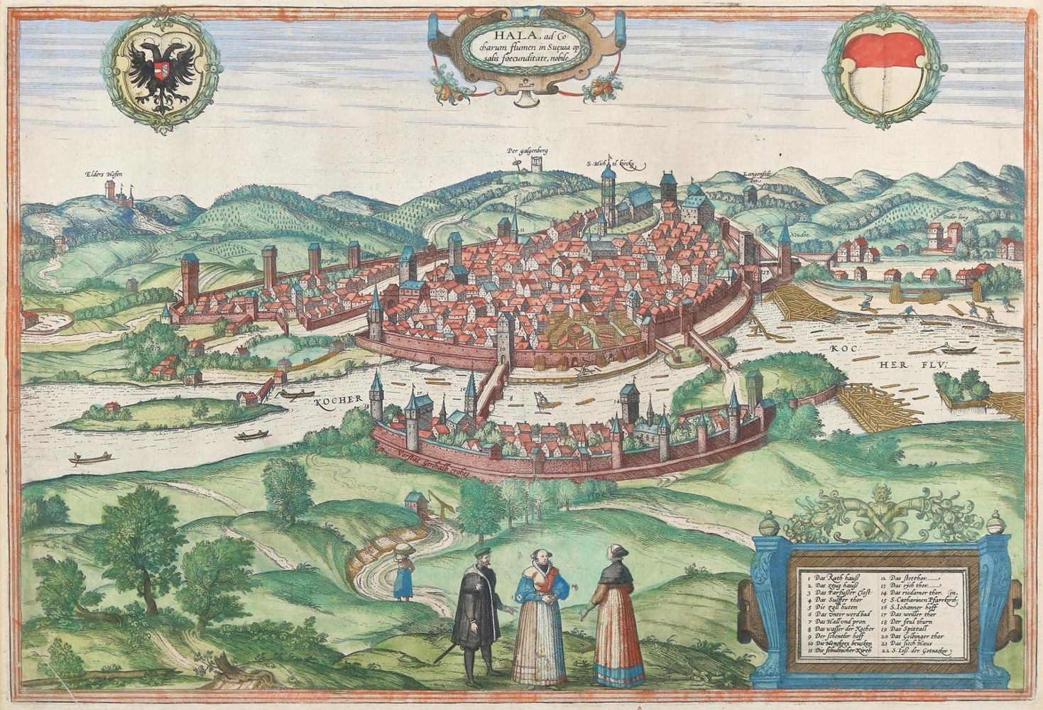 Große Abbildung Nr.1: 140-3602 Schwäbisch Hall.: (Deutschland)
