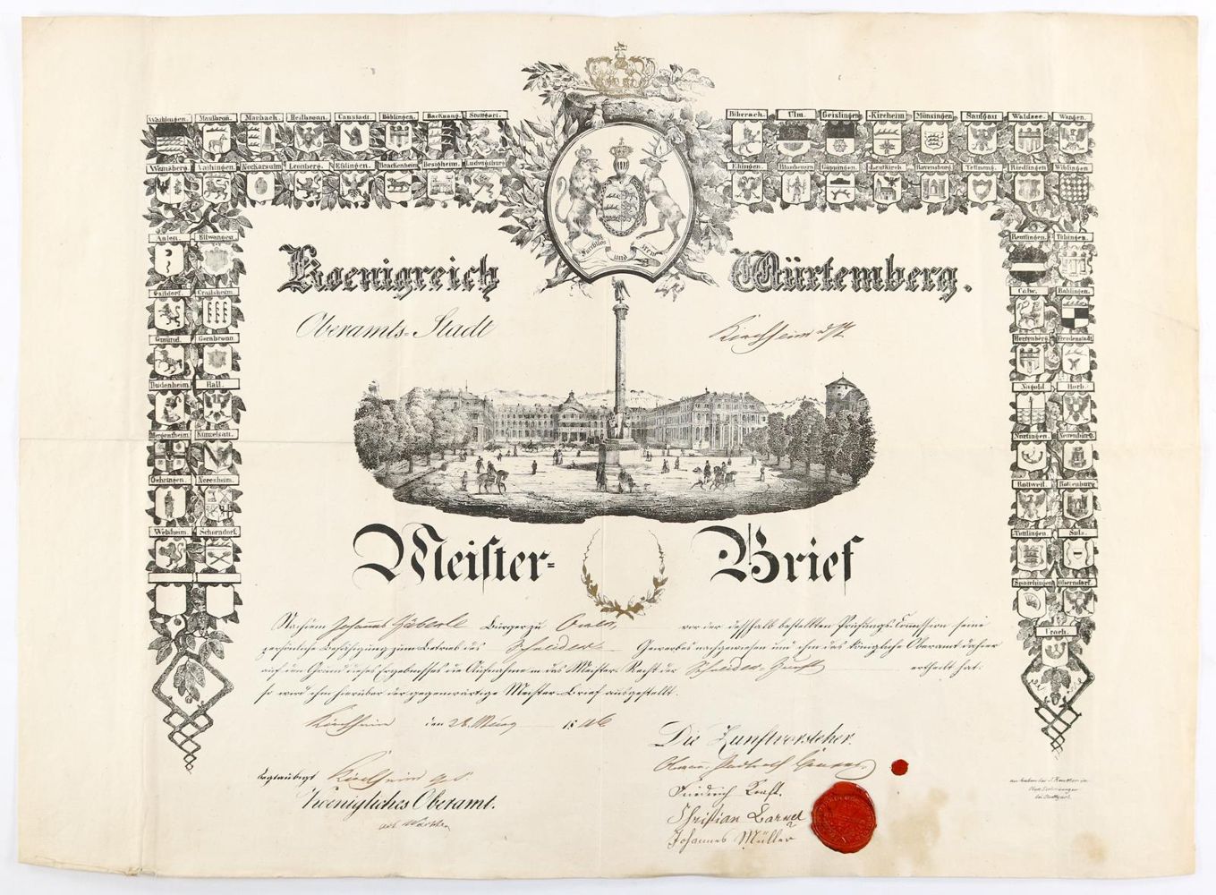 Große Abbildung Nr.1: 140-3606 Stuttgart.: (Deutschland)