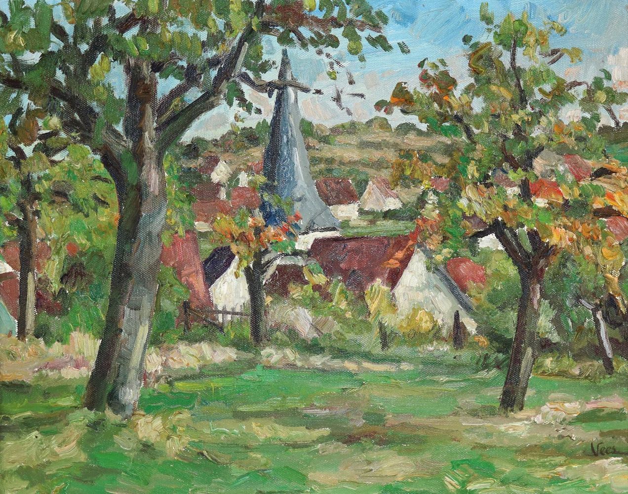Große Abbildung Nr.1: 140-3614 Weissach u. Flacht.: (Deutschland)