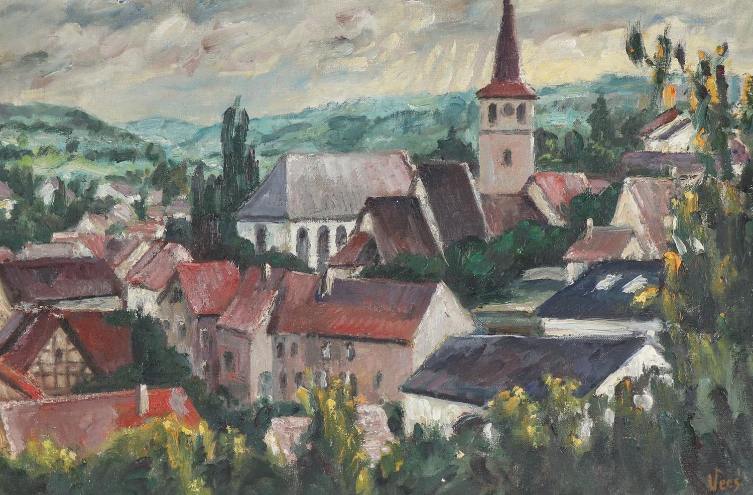 Große Abbildung Nr.2: 140-3614 Weissach u. Flacht.: (Deutschland)