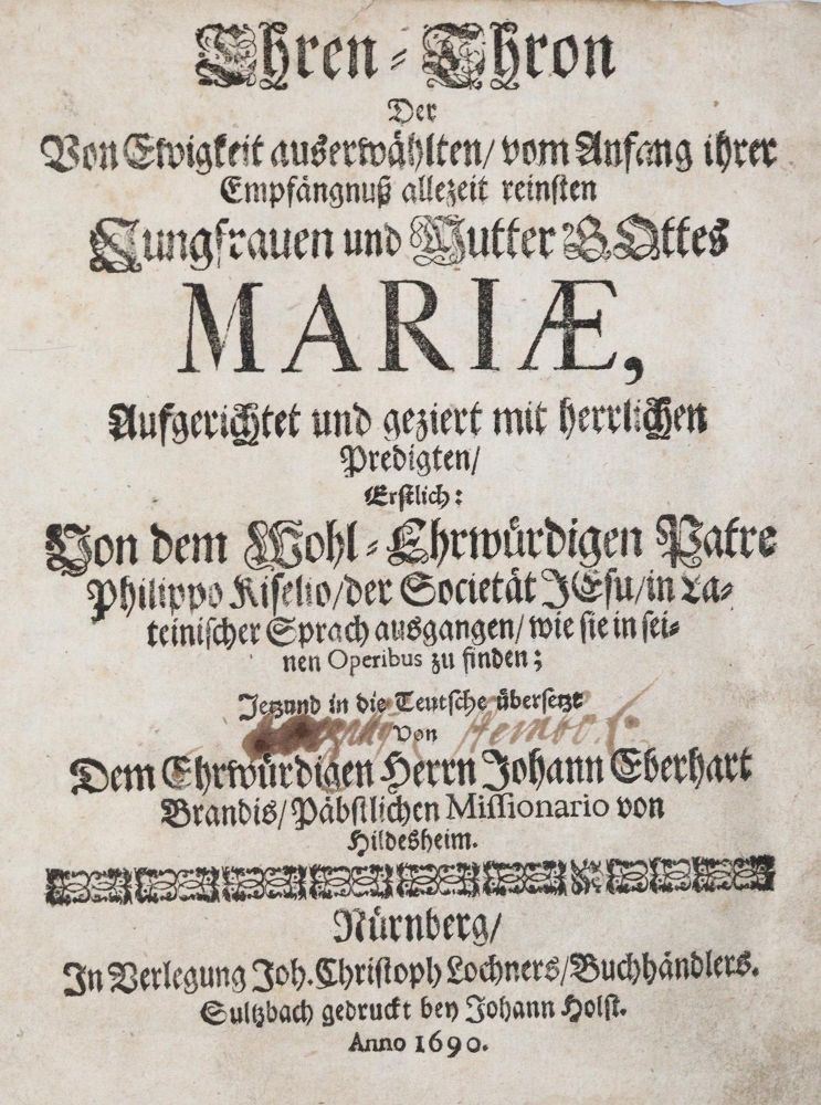 Große Abbildung Nr.1: 140-362 Kisel,P.: (Alte Drucke, Handschriften und Theologie)