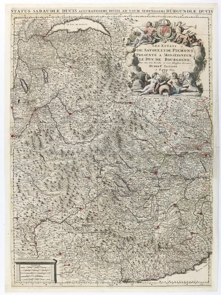 Große Abbildung Nr.1: 140-3644 Piemont u. Savoyen.: (Ausland, Europa)