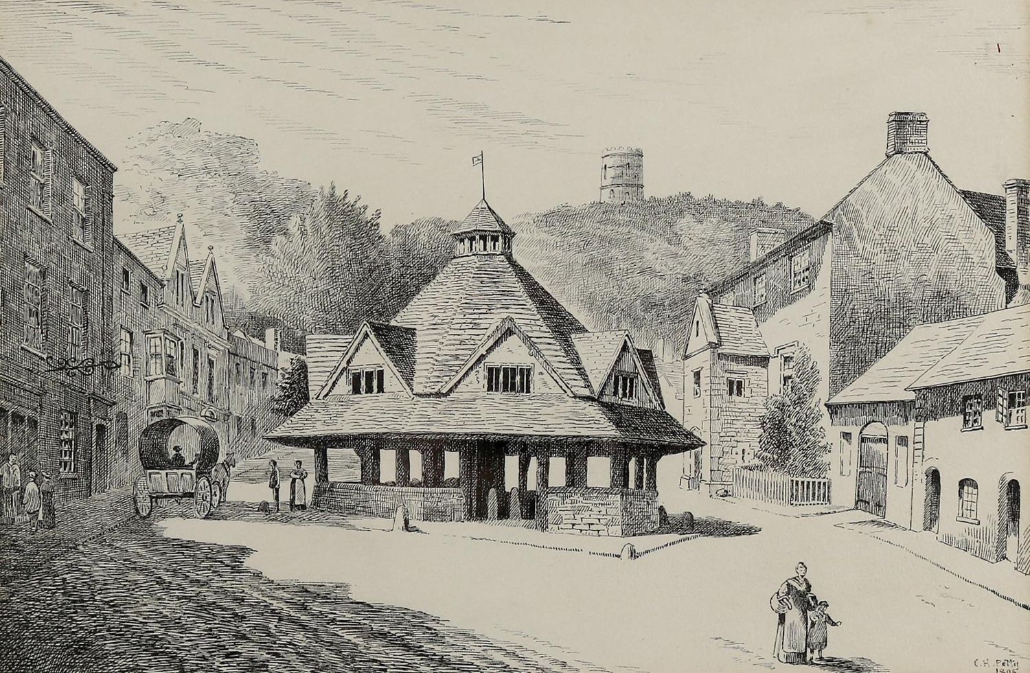 Große Abbildung Nr.1: 140-3659 Dunster.: (Ausland, Grossbritannien)