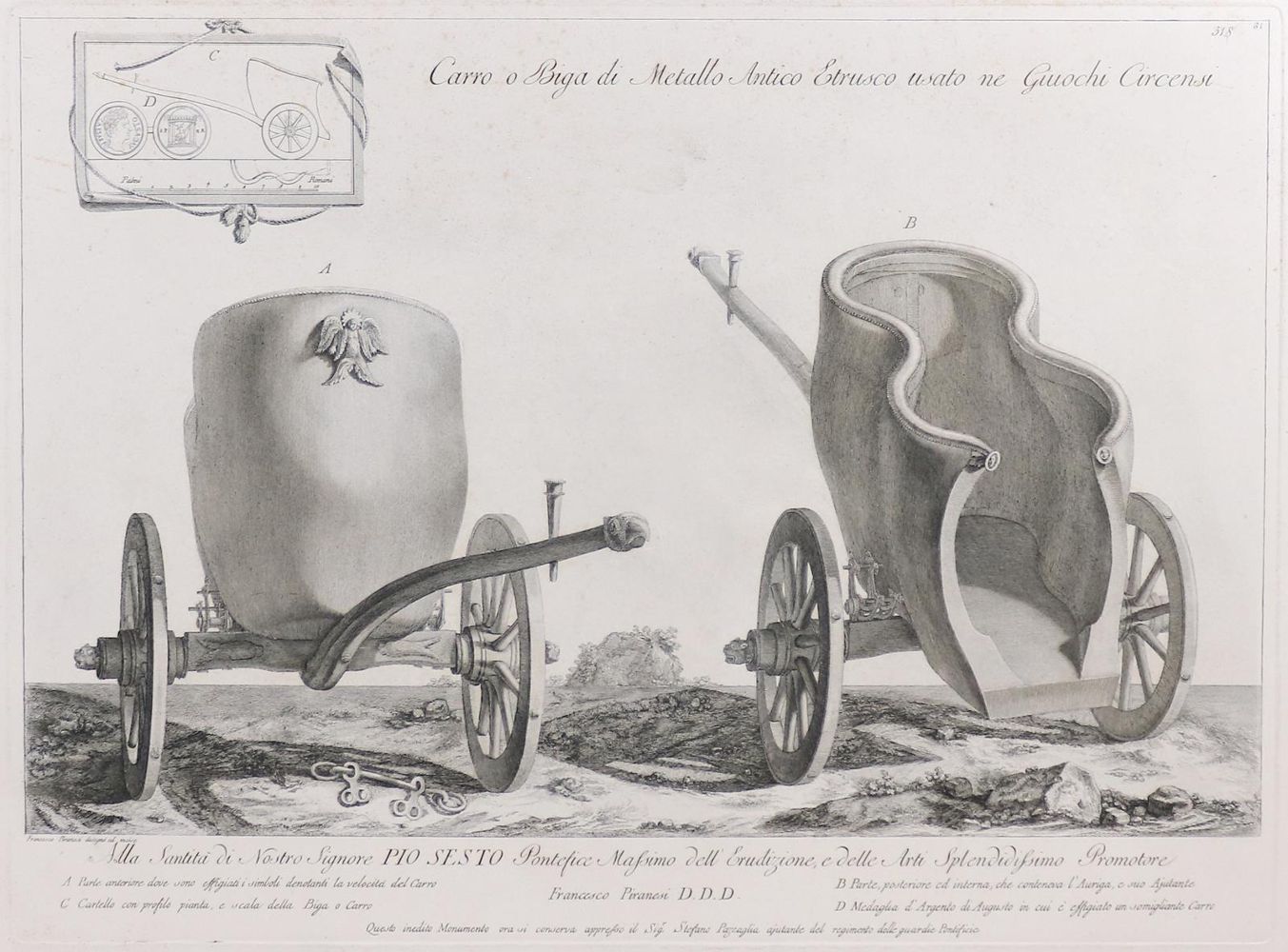 Große Abbildung Nr.1: 140-3683 Piranesi, Francesco.: (Ausland, Italien)