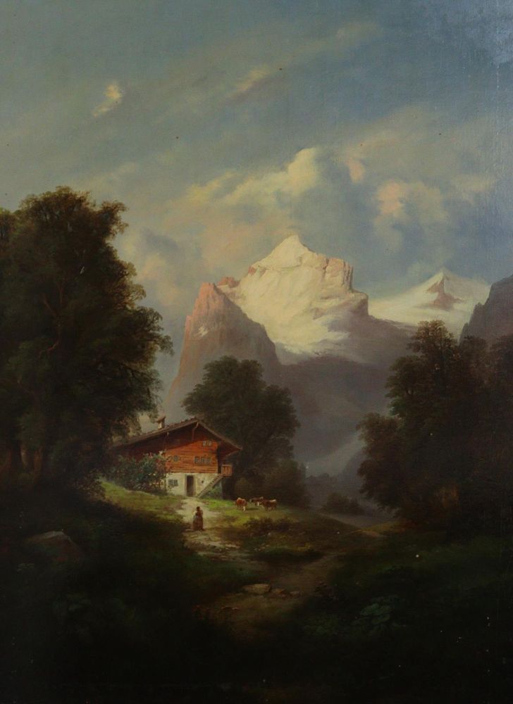 Große Abbildung Nr.5: 140-3780 Alpenlandschaften,: (Künstlergraphik)