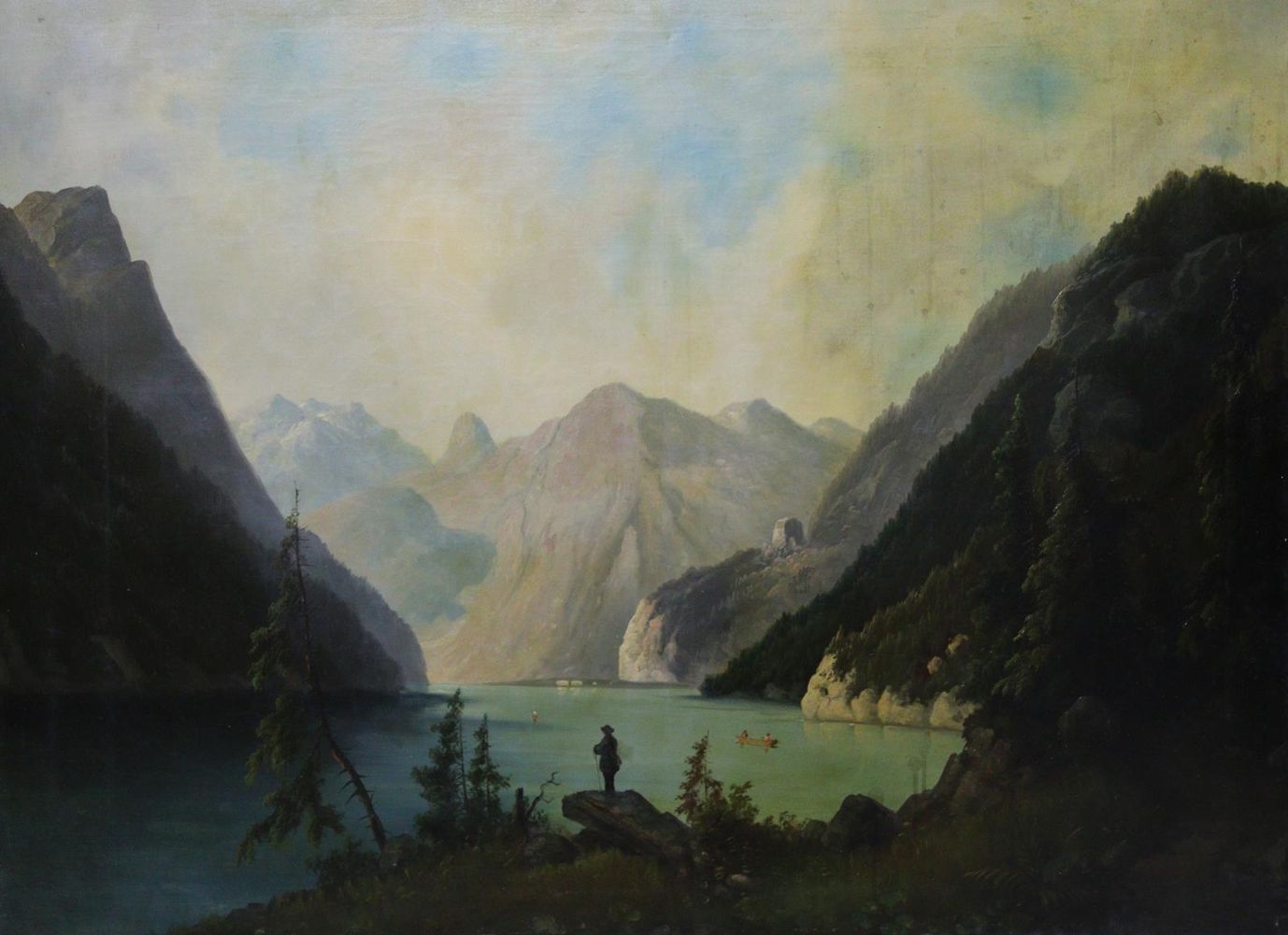 Große Abbildung Nr.6: 140-3780 Alpenlandschaften,: (Künstlergraphik)