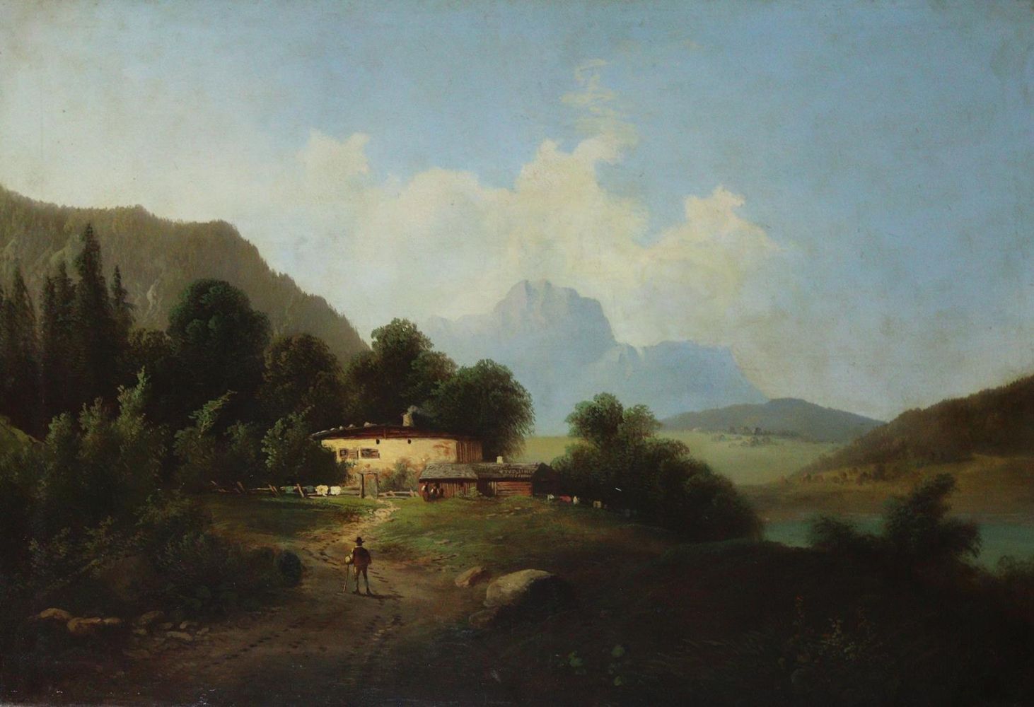 Große Abbildung Nr.7: 140-3780 Alpenlandschaften,: (Künstlergraphik)