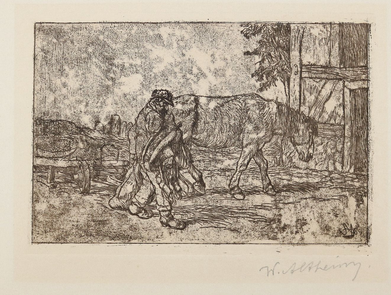 Große Abbildung Nr.4: 140-3782 Altheim, Wilhelm: (Künstlergraphik)