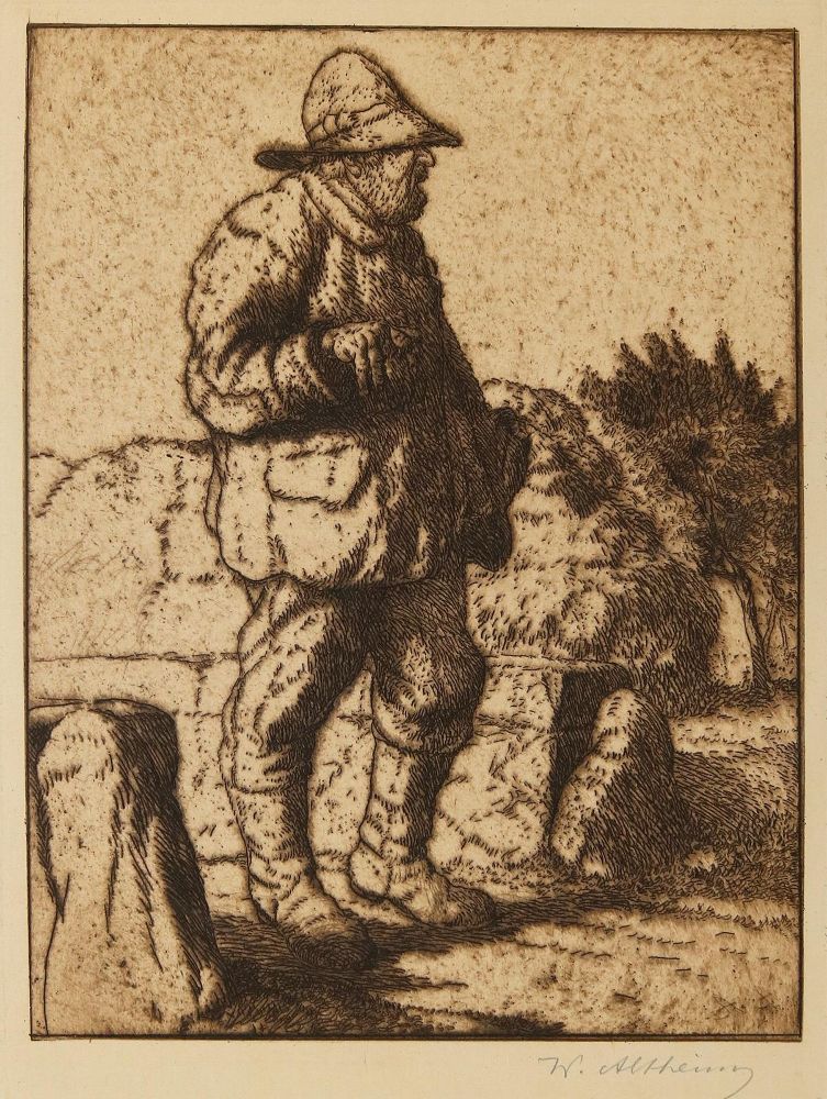 Große Abbildung Nr.4: 140-3783 Altheim, Wilhelm: (Künstlergraphik)