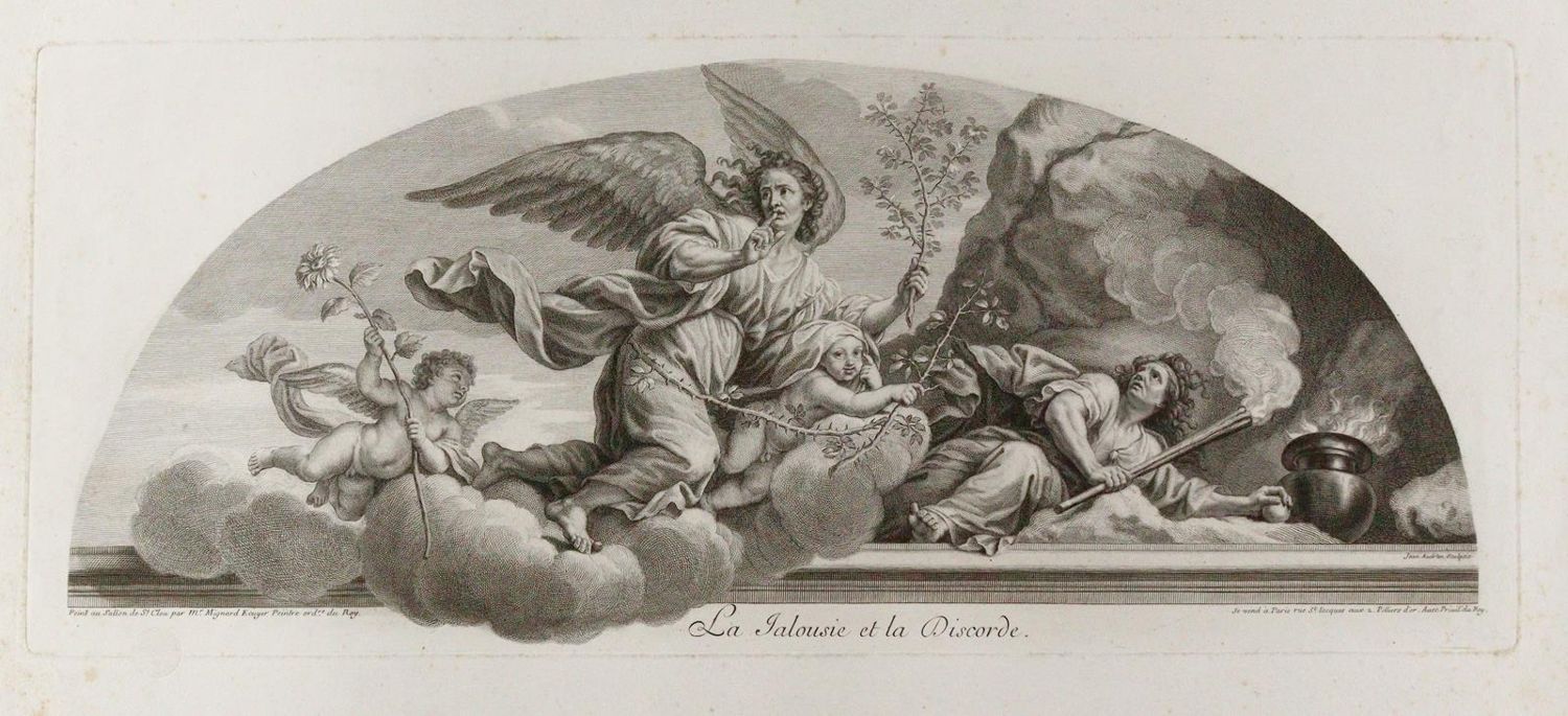 Große Abbildung Nr.1: 140-3798 Audran, Girard: (Künstlergraphik)