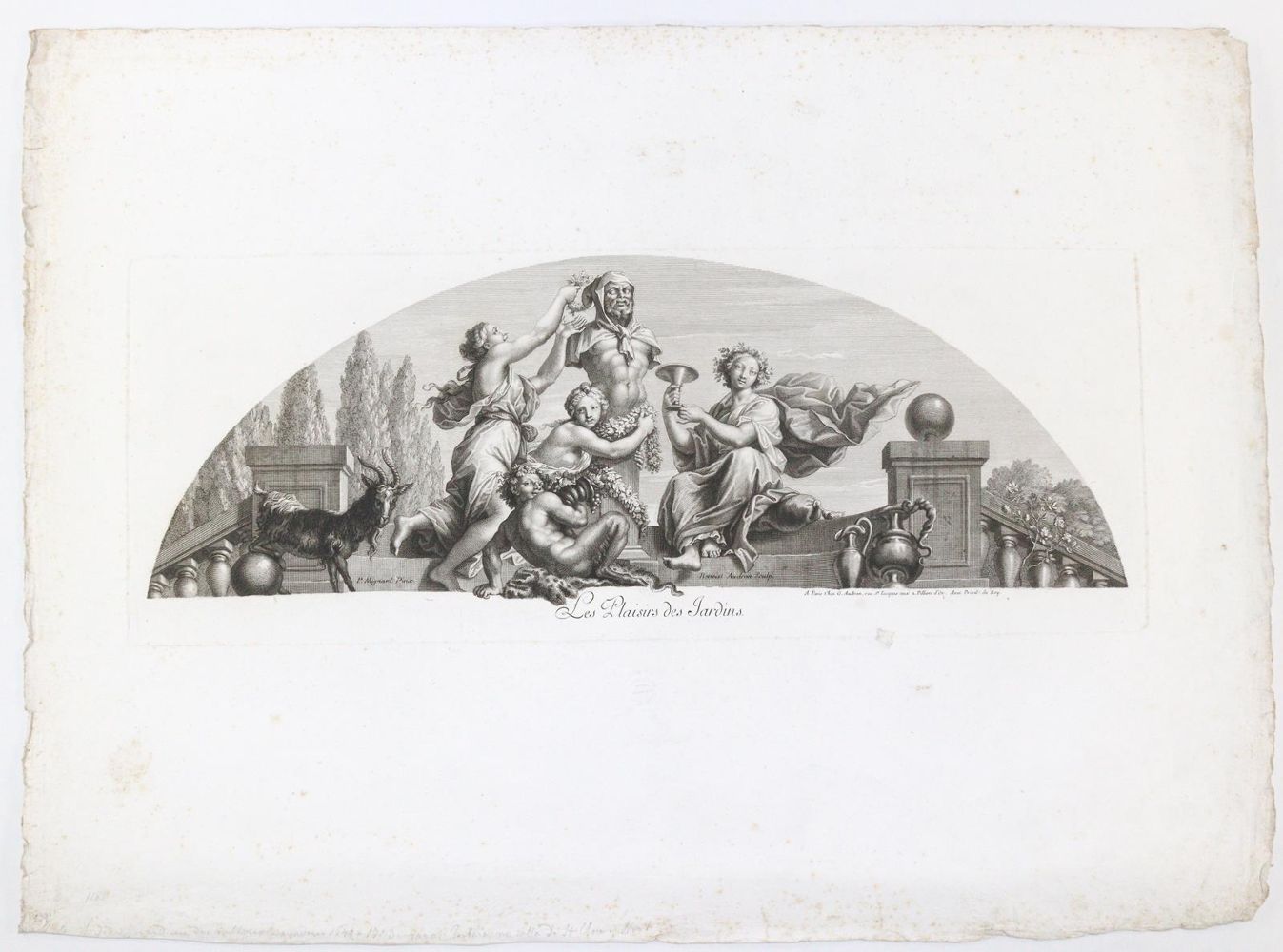 Große Abbildung Nr.2: 140-3798 Audran, Girard: (Künstlergraphik)