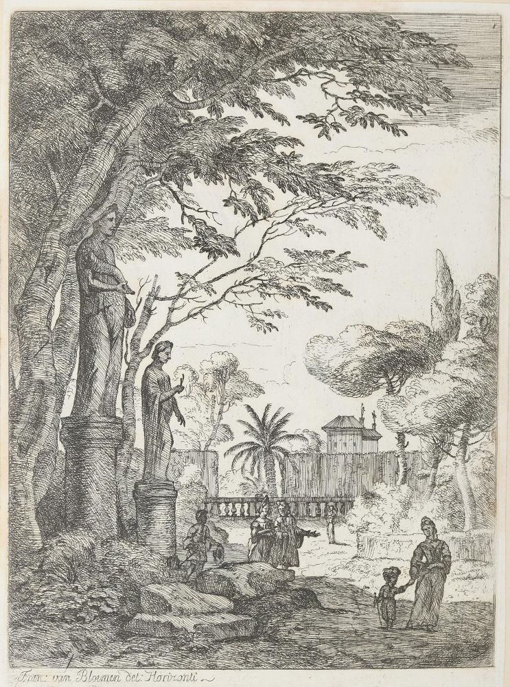 Große Abbildung Nr.1: 140-3837 Bloemen, Jan Frans van (gen. Orrizonte,: (Künstlergraphik)
