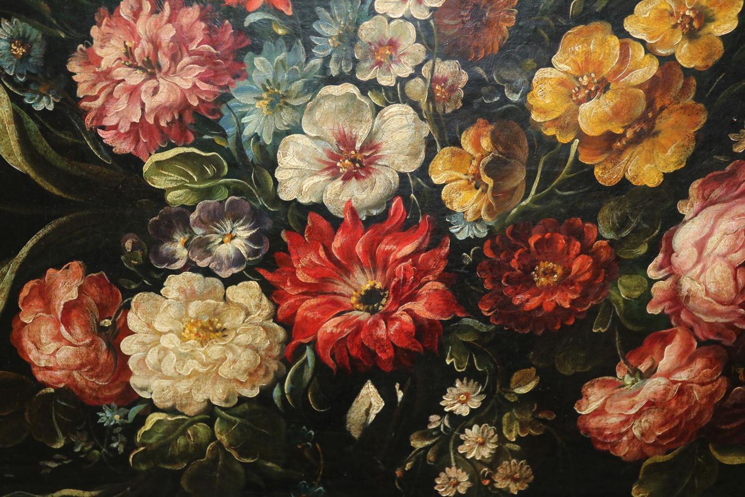 Große Abbildung Nr.2: 140-3840 Blumenstillleben, Supraporte mit: (Künstlergraphik)