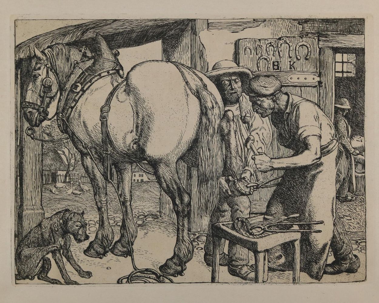 Große Abbildung Nr.1: 140-3841 Boehle, Fritz: (Künstlergraphik)