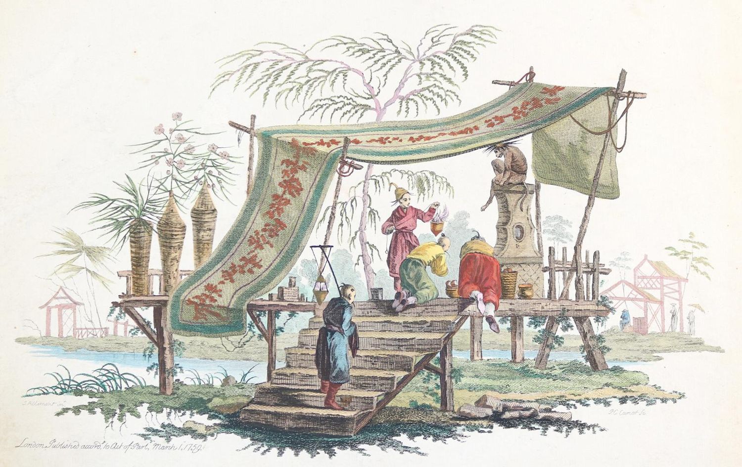 Große Abbildung Nr.1: 140-3894 Canot, Pierre Charles: (Künstlergraphik, Chinoserie)