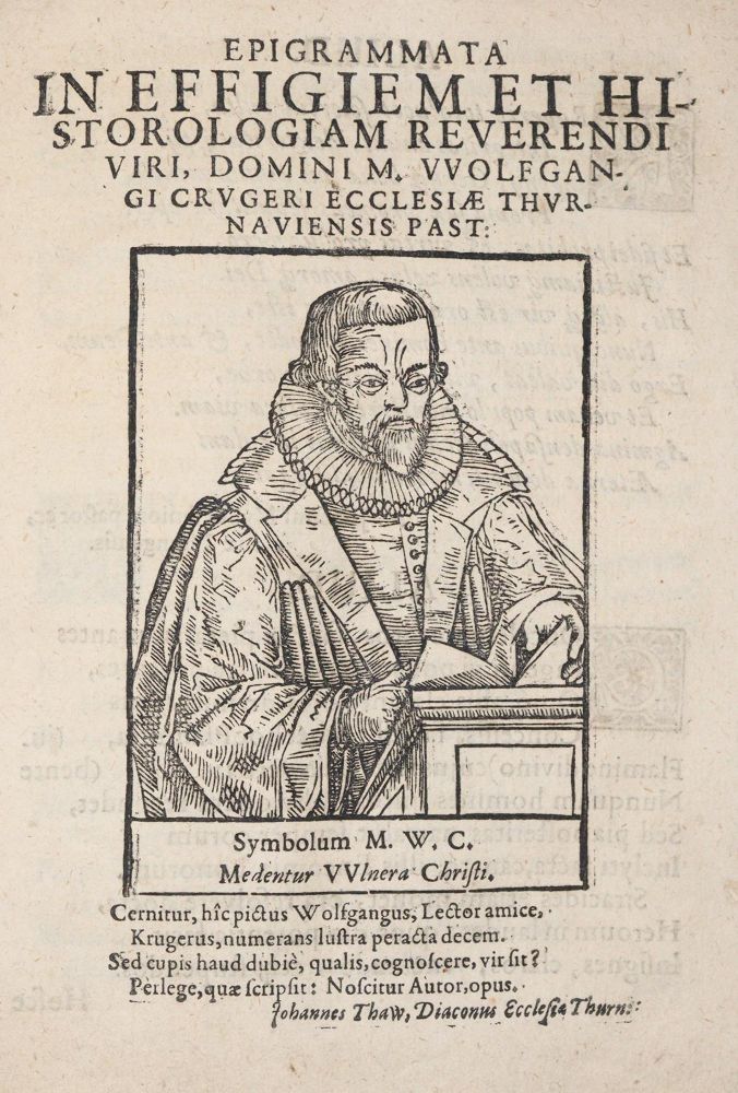 Große Abbildung Nr.2: 140-390 Krüger,W.: (Alte Drucke, Handschriften und Theologie)