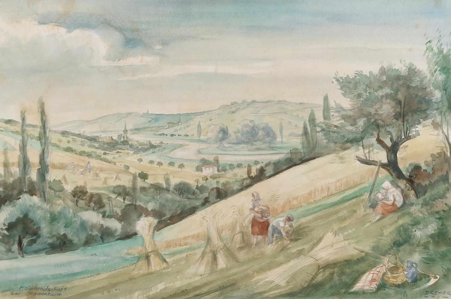 Große Abbildung Nr.1: 140-3930 Dreher, Theodor: (Künstlergraphik)