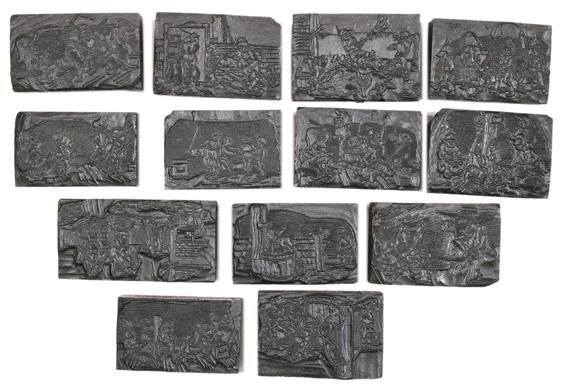 Große Abbildung Nr.1: 140-3935 Busch, Wilhelm.: (Künstlergraphik, Druckstöcke)