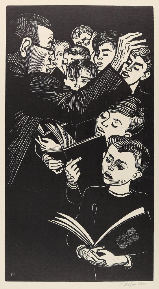 Große Abbildung Nr.1: 140-3999 Felixmüller, Conrad: (Künstlergraphik)