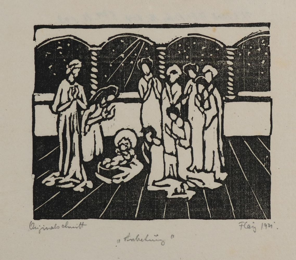Große Abbildung Nr.2: 140-4005 Flaig, Waldemar: (Künstlergraphik)
