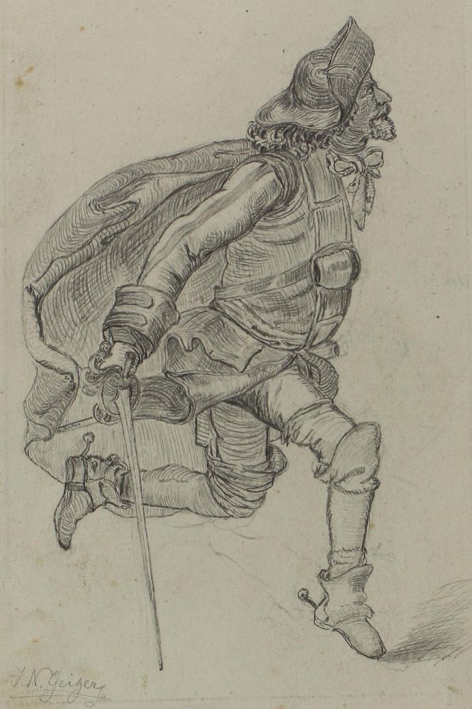 Große Abbildung Nr.1: 140-4026 Geiger, Peter Johann Nepomuk: (Künstlergraphik)