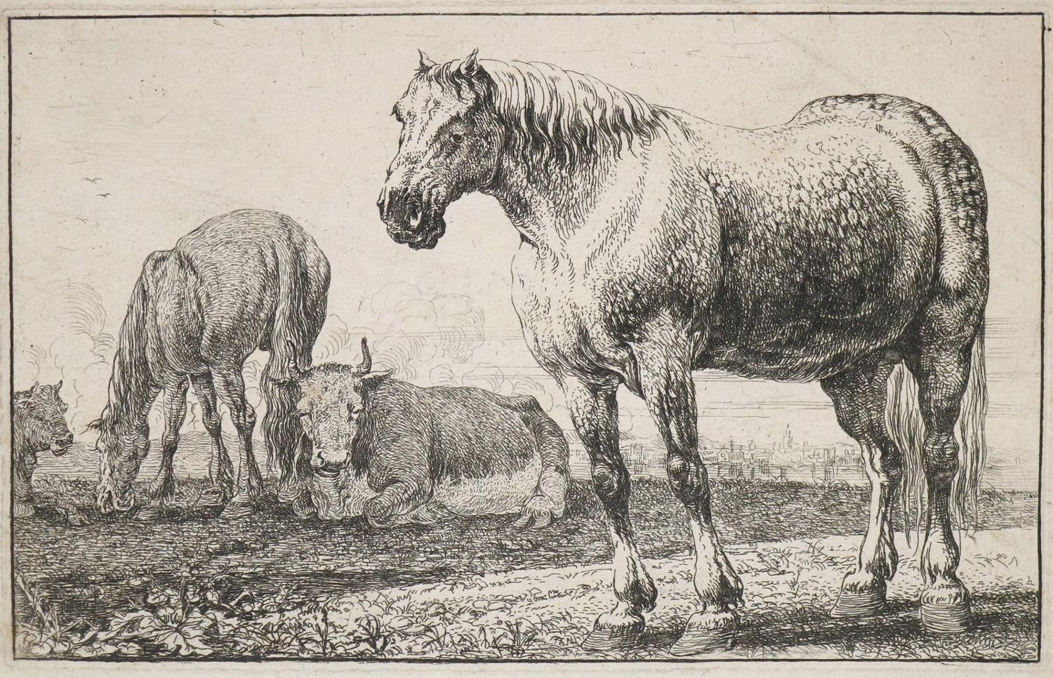 Große Abbildung Nr.1: 140-4072 Hecke, Jan Frans van den: (Künstlergraphik)