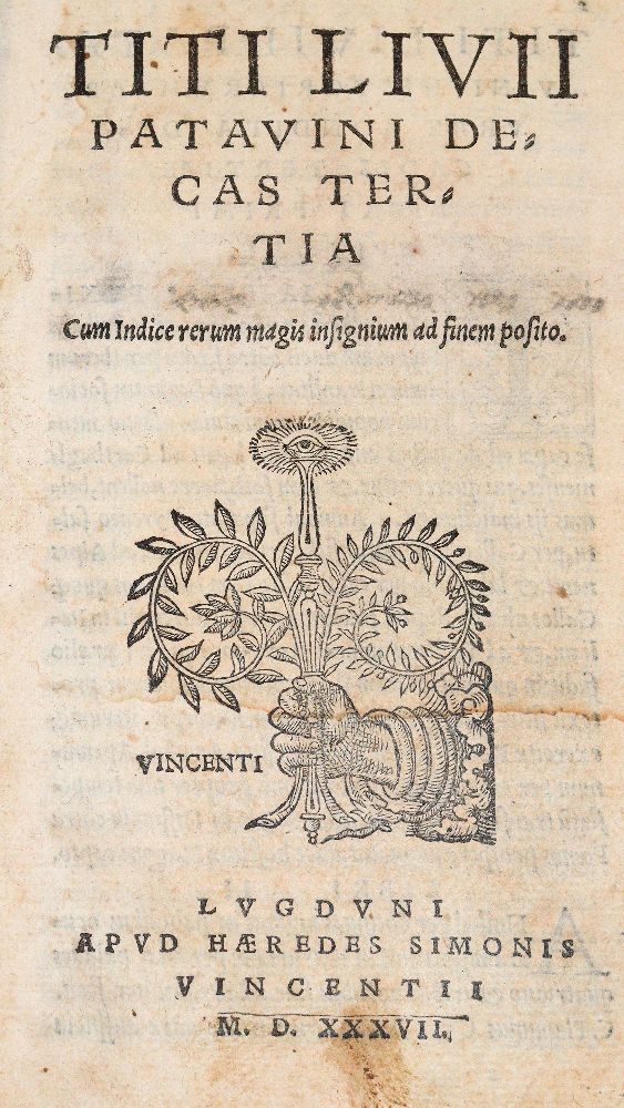 Große Abbildung Nr.1: 140-409 Livius,T.: (Alte Drucke, Handschriften und Theologie)