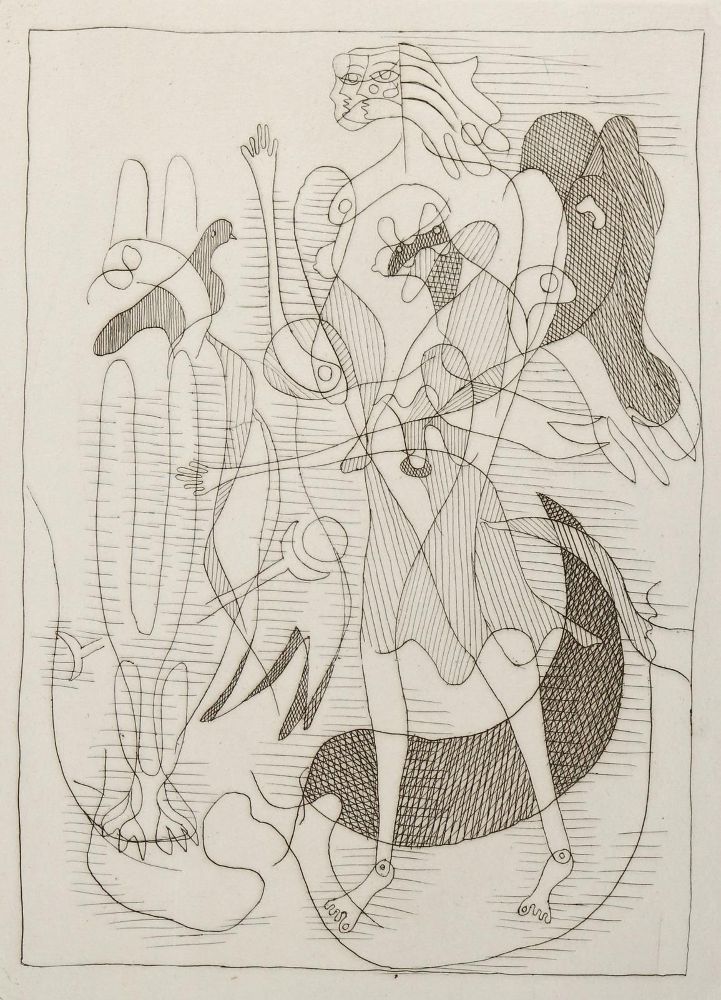 Große Abbildung Nr.2: 140-4141 Jahns, Rudolf: (Künstlergraphik)