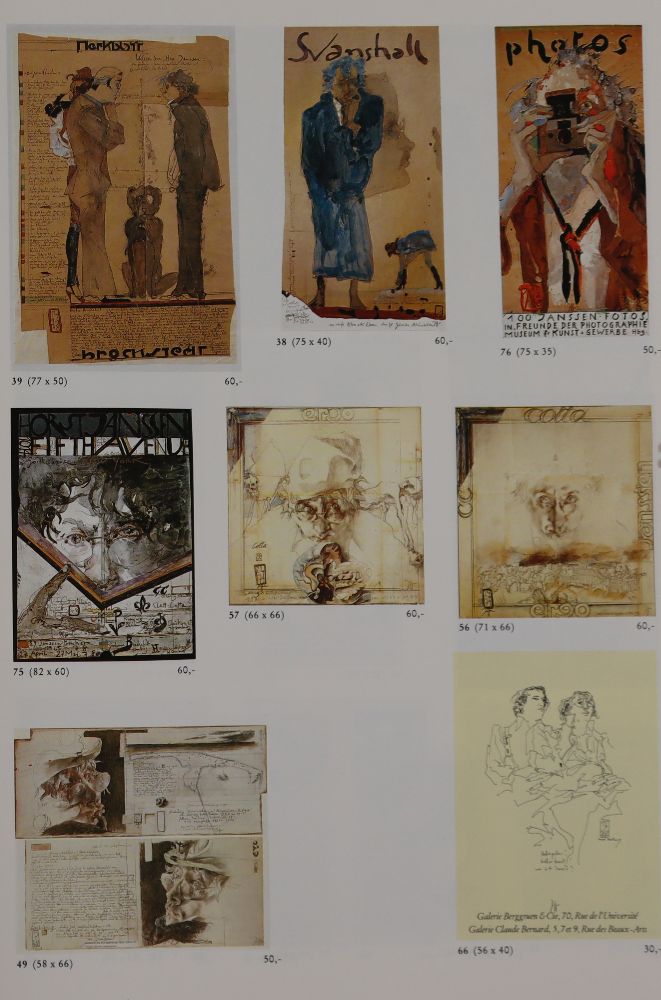 Große Abbildung Nr.23: 140-4145 Janssen, Horst: (Künstlergraphik)