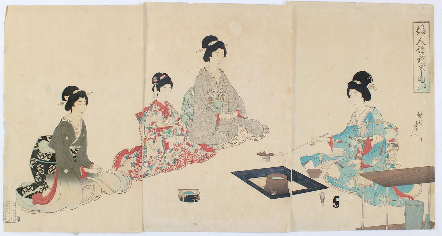 Große Abbildung Nr.1: 140-4148 Chikanobu, Hashimoto: (Künstlergraphik, Japan)