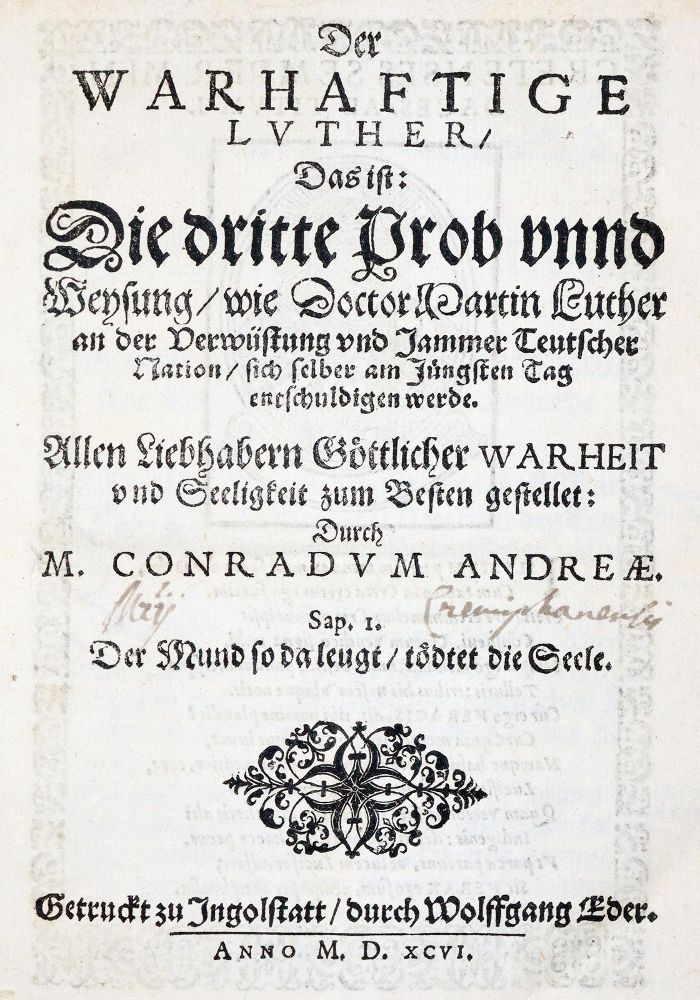 Große Abbildung Nr.1: 140-415 Andreae,C. (d.i. C.Vetter).: (Luther)