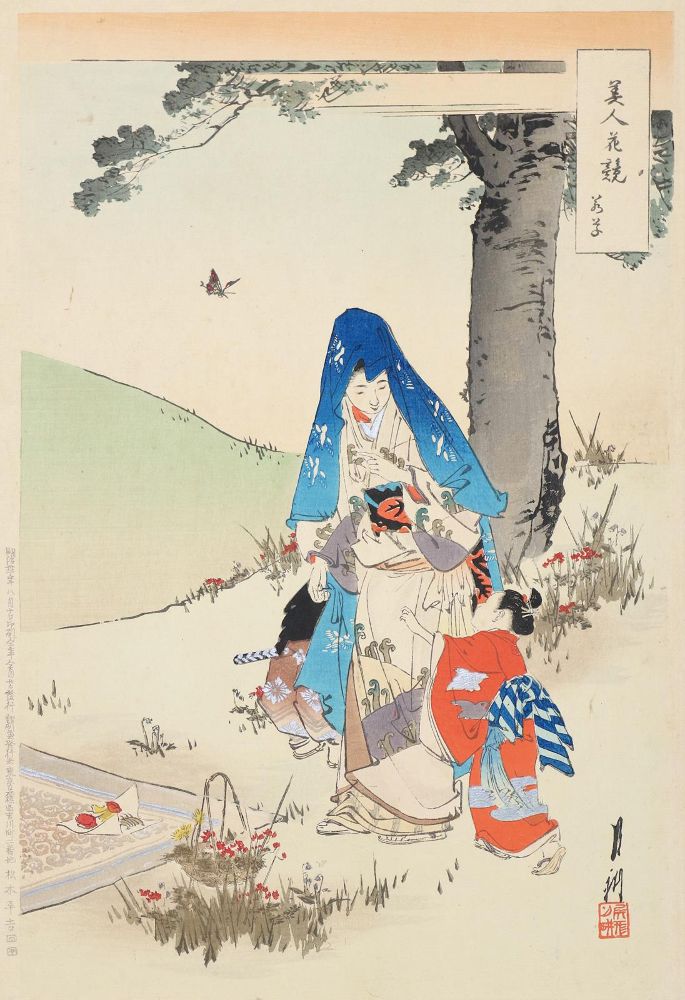 Große Abbildung Nr.1: 140-4153 Gekkô, Ogata: (Künstlergraphik, Japan)