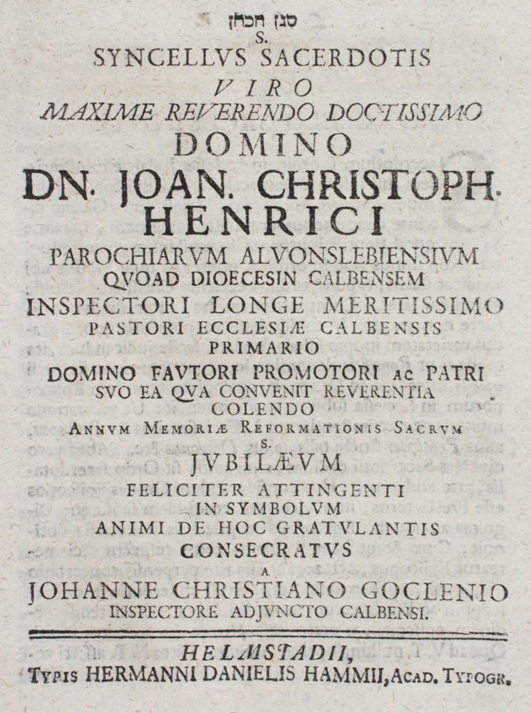 Große Abbildung Nr.1: 140-417 Goclenius,J.C.: (Luther)