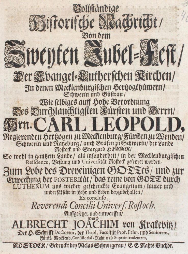 Große Abbildung Nr.1: 140-421 Krakevitz,A.J.v.: (Luther)