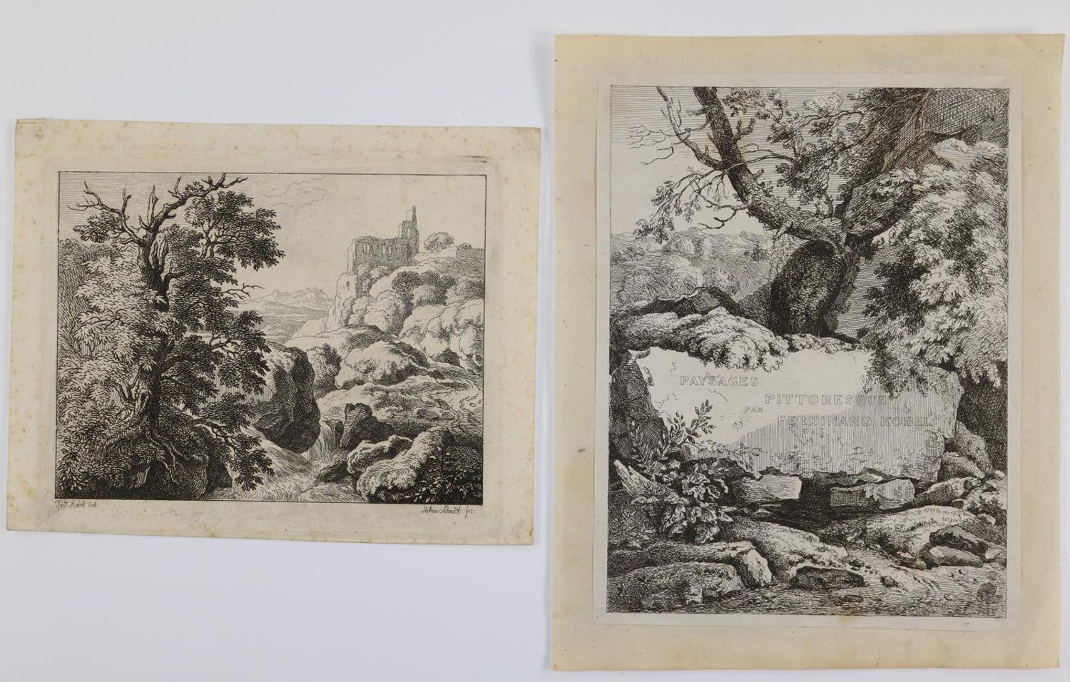 Große Abbildung Nr.34: 140-4227 Kobell, Ferdinand: (Künstlergraphik)