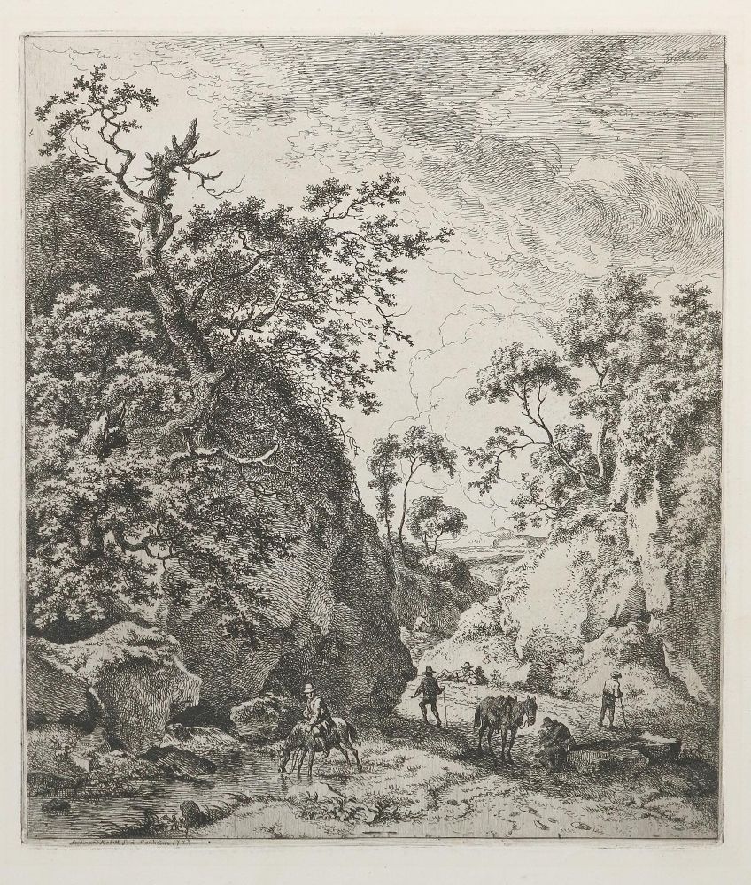 Große Abbildung Nr.203: 140-4229 Kobell, Ferdinand: (Künstlergraphik)
