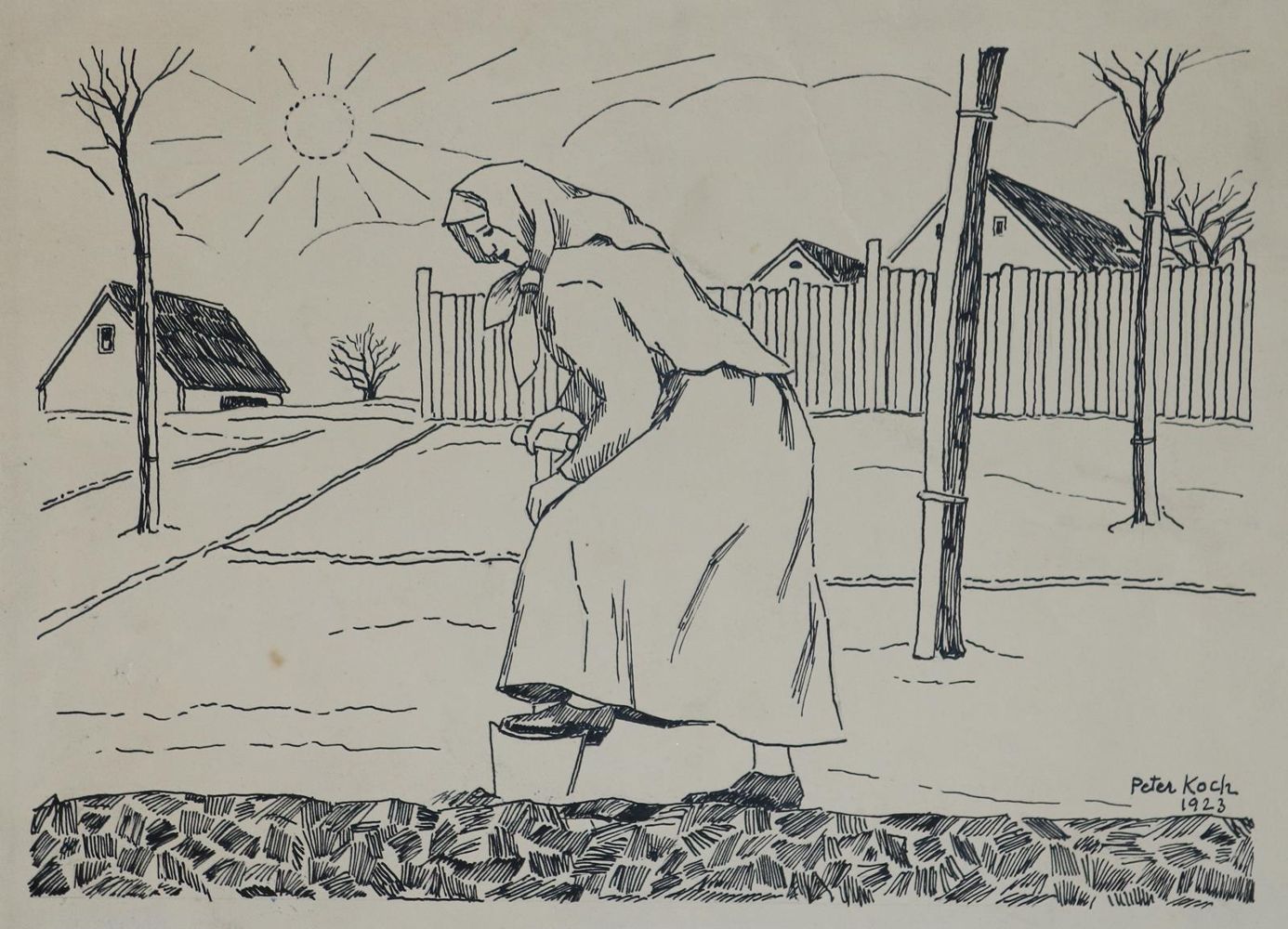 Große Abbildung Nr.1: 140-4235 Koch, Peter: (Künstlergraphik)