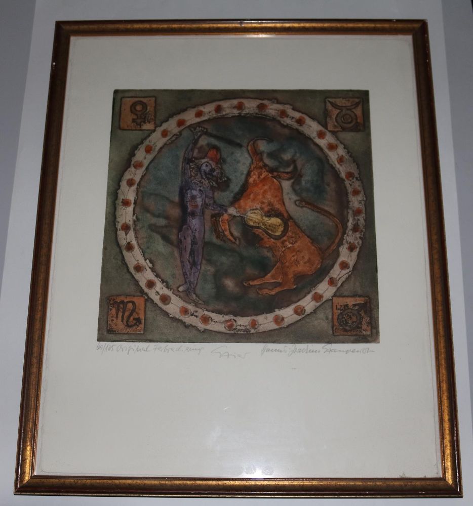 Große Abbildung Nr.16: 140-4260 Konvolut: (Künstlergraphik)