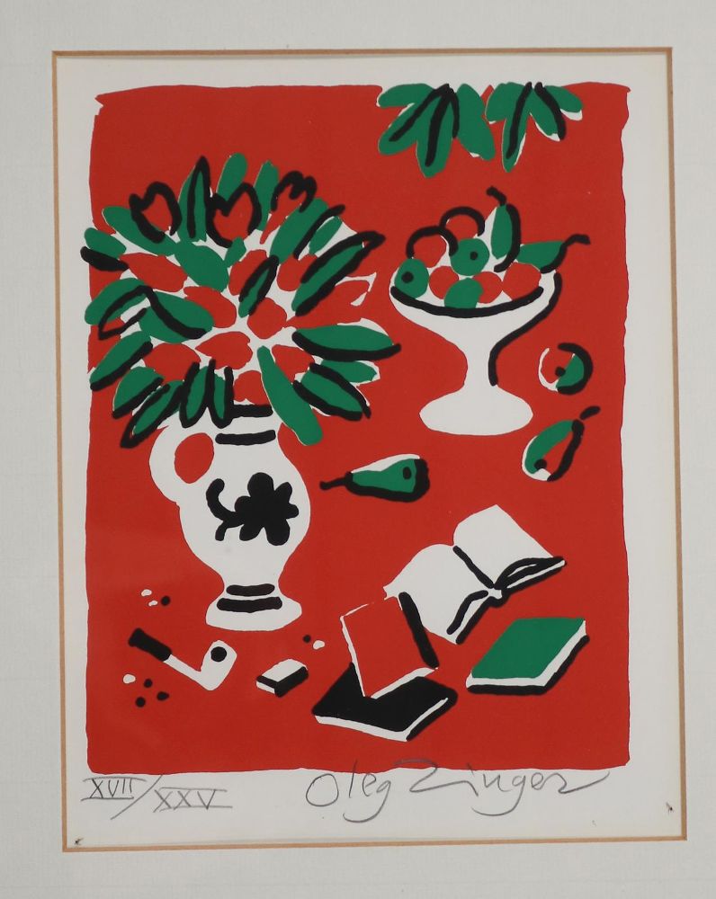 Große Abbildung Nr.8: 140-4264 Konvolut: (Künstlergraphik)