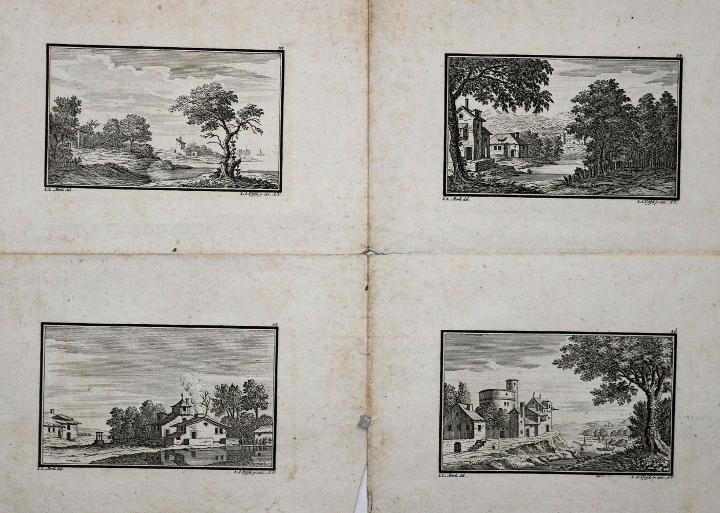 Große Abbildung Nr.7: 140-4286 Konvolut: (Künstlergraphik)