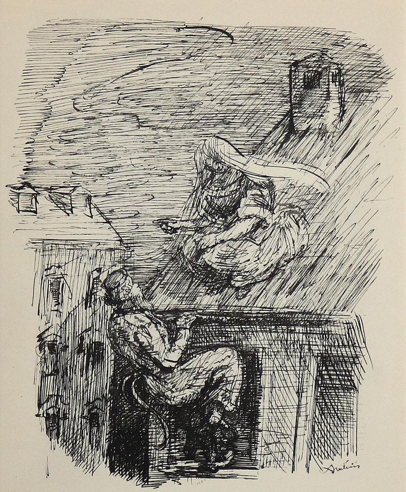 Große Abbildung Nr.3: 140-4296 Kubin, Alfred: (Künstlergraphik)