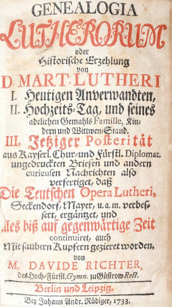 Große Abbildung Nr.1: 140-430 Richter,D.: (Luther)