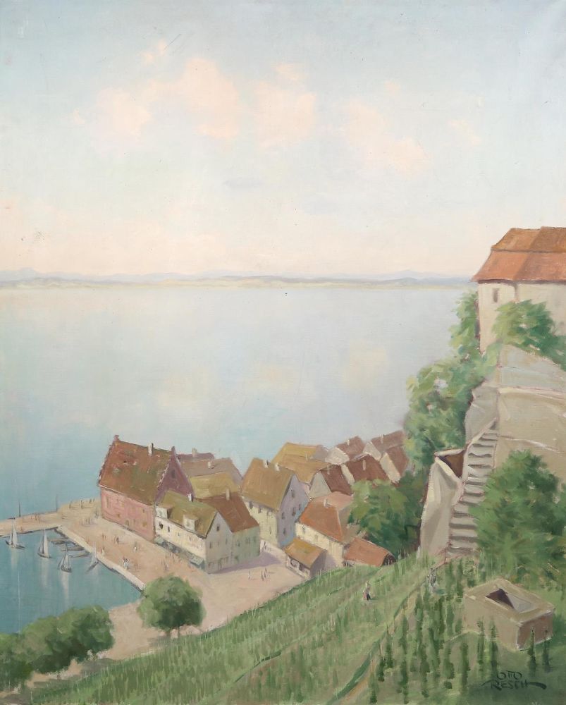 Große Abbildung Nr.1: 140-4358 Meersburg.: (Künstlergraphik)