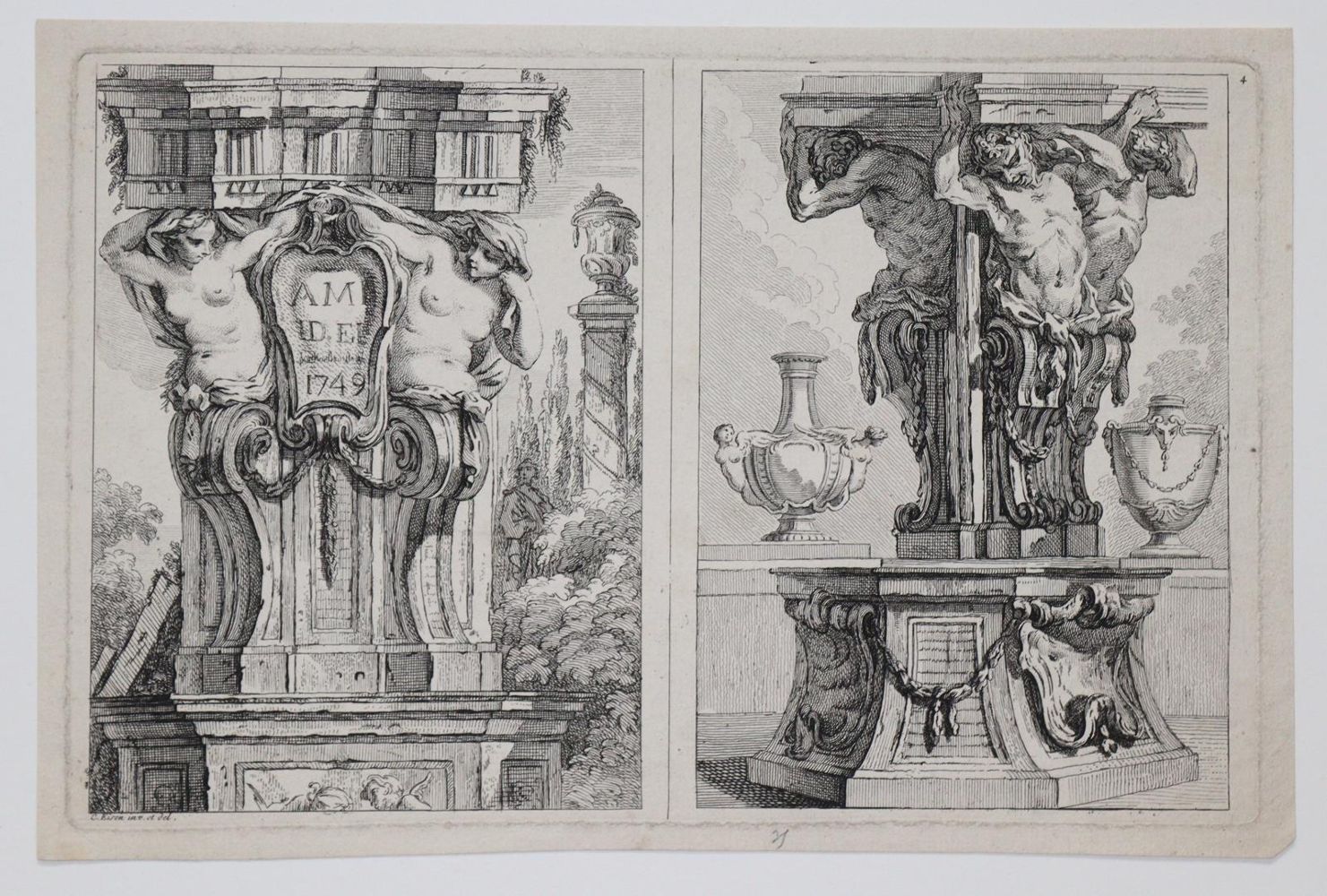 Große Abbildung Nr.34: 140-4417 Ornamentstiche.: (Künstlergraphik)