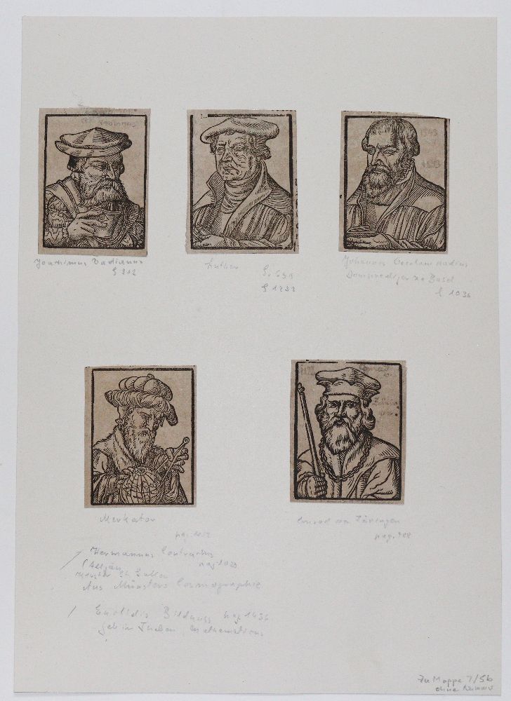 Große Abbildung Nr.310: 140-4447 Konvolut: (Künstlergraphik, Portrait)