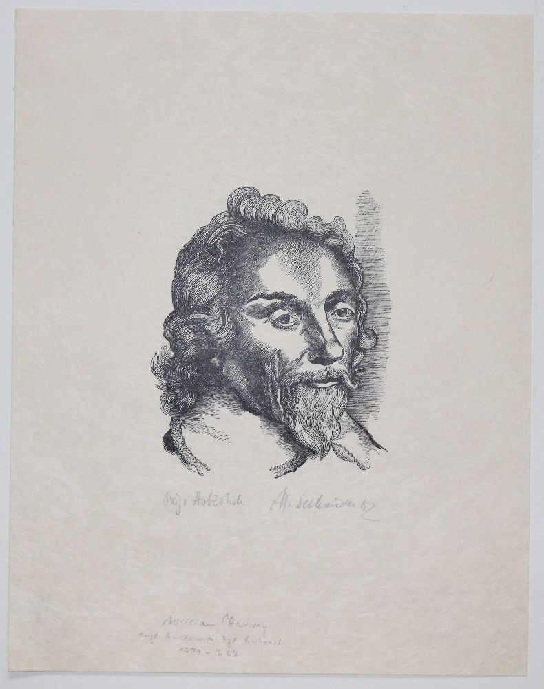 Große Abbildung Nr.317: 140-4447 Konvolut: (Künstlergraphik, Portrait)