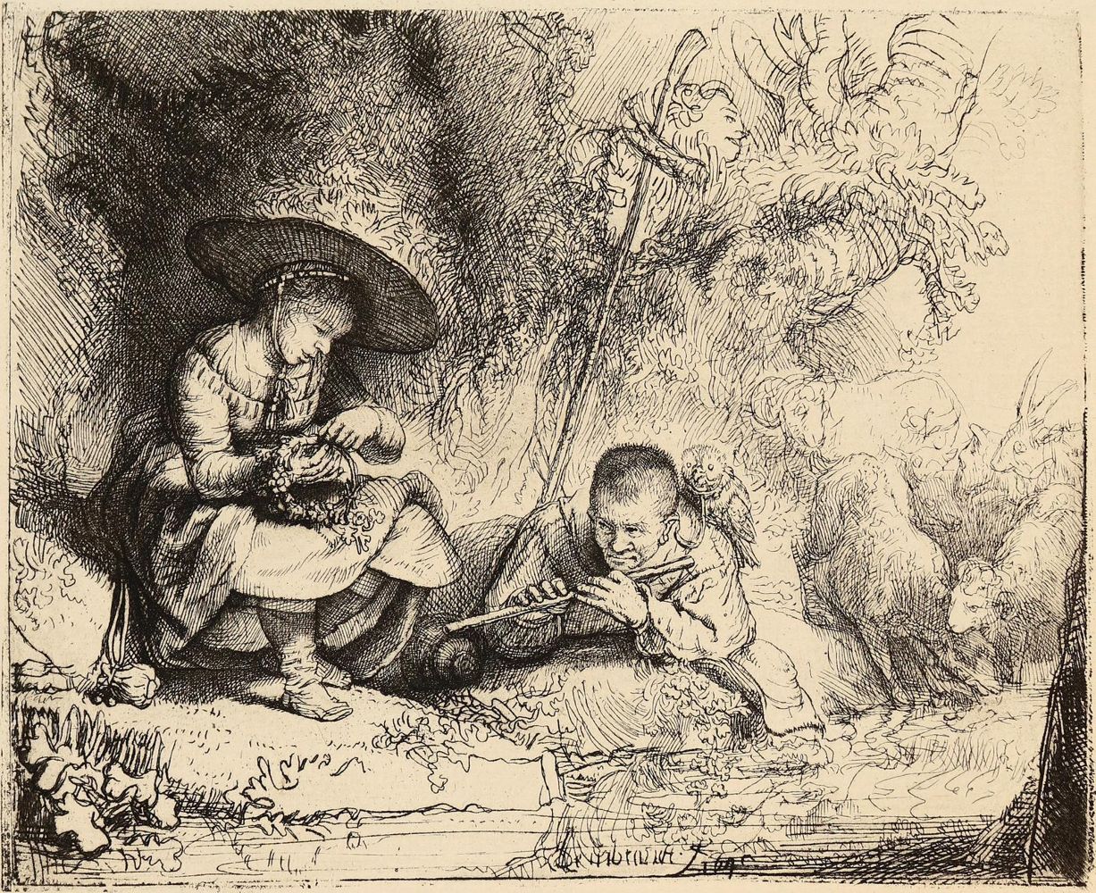 Große Abbildung Nr.2: 140-4502 Rembrandt van Rijn, Harmensz: (Künstlergraphik)
