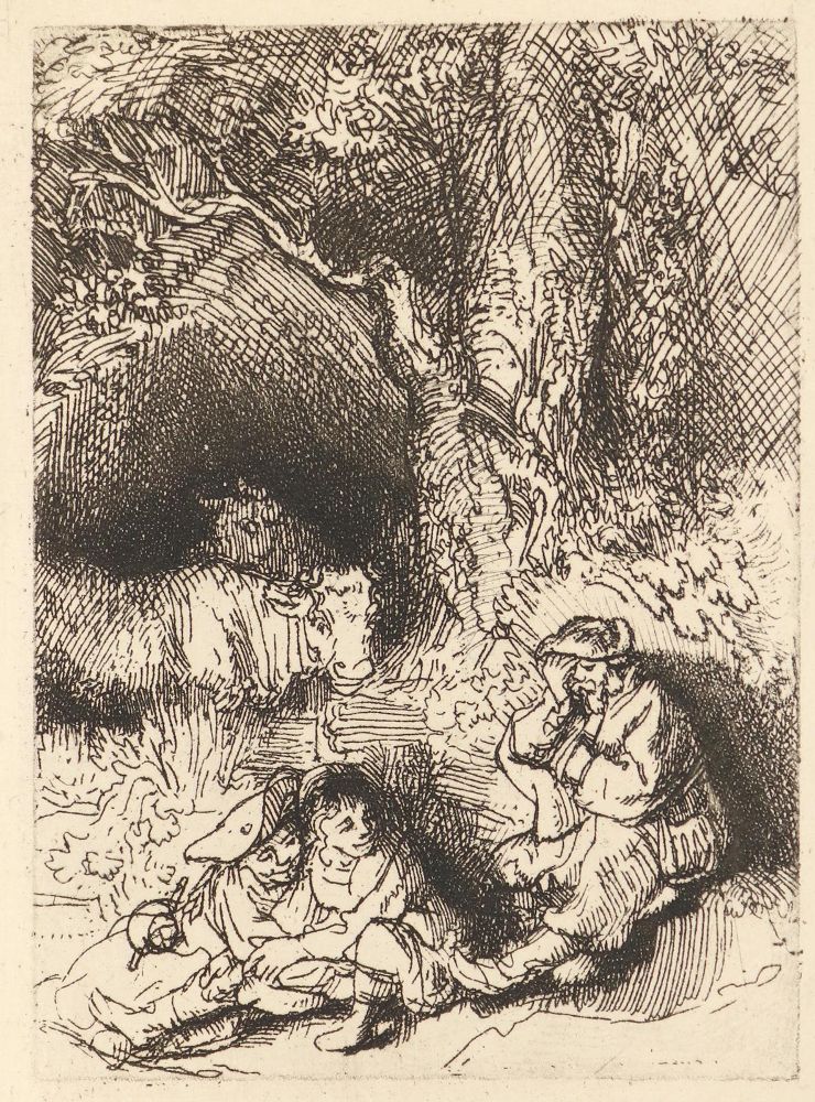 Große Abbildung Nr.3: 140-4502 Rembrandt van Rijn, Harmensz: (Künstlergraphik)