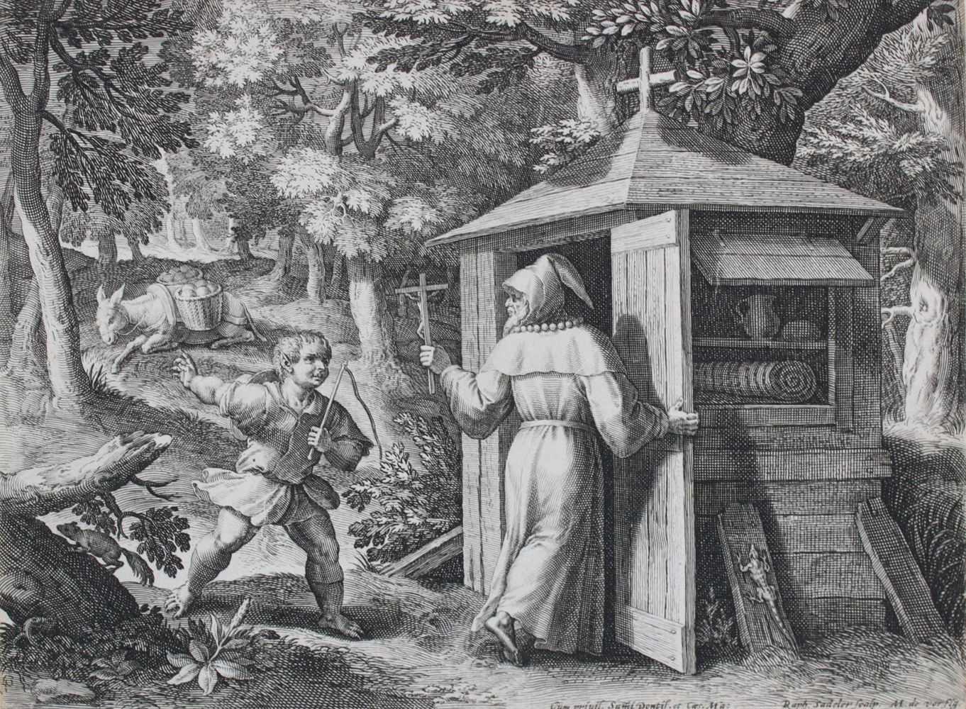 Große Abbildung Nr.1: 140-4556 Sadeler.: (Künstlergraphik)
